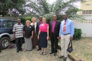 Canon Gideon, Donell Peck, Mary Dee, Archbishop Berhanrd, Carrie, Bishop Ernest, Frank