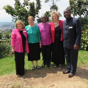 Donell, Carrie, Bishop Cranmer, Mary Dee, Frank -- Kisoro, Uganda