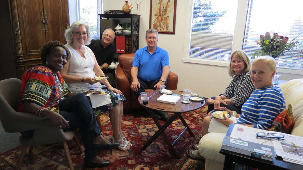 From Left: Susan Njemanze, Pamela Frohreich,  David Nutter, Bill Stephan, Carrie Miles, Linda Ikeda.