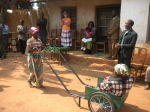 Village women cart