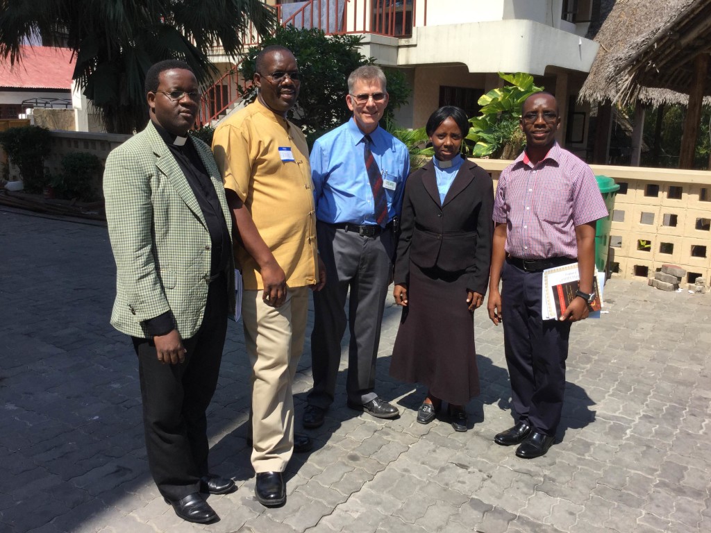 Frank and Wayne with Rev. Philip, Eliya Musa and Wife of Bishop of Dar.