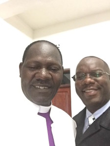Bishop David Kodia and Frank.