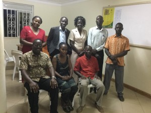 Empower/Uganda recently named Joyce Ouko (standing, third from right) as its new president.