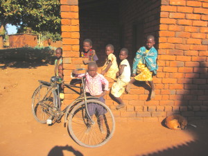 Children of seminar participants in Malawi.