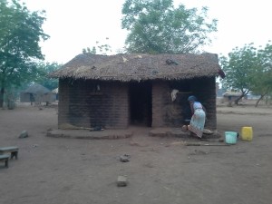 Typical house in rural Malawi