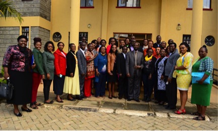 Seminar participants at St. Paul's.