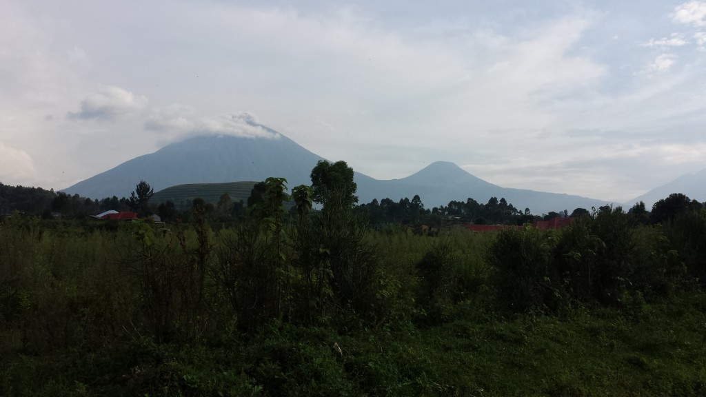 This active volcano is in Kisoro, Uganda.