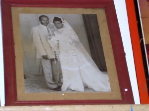 Margaret at her wedding.