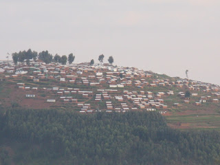 Refugee camp in Byumba, Rwanda.