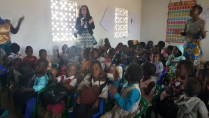 Sally visits a school in Malawi.