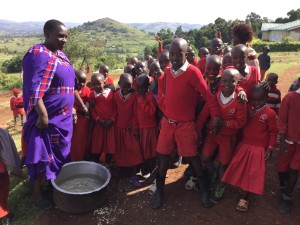 Masai school children in Kilgoris.