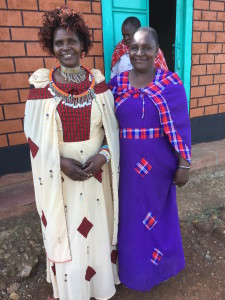 Happy Masai women at the seminar.